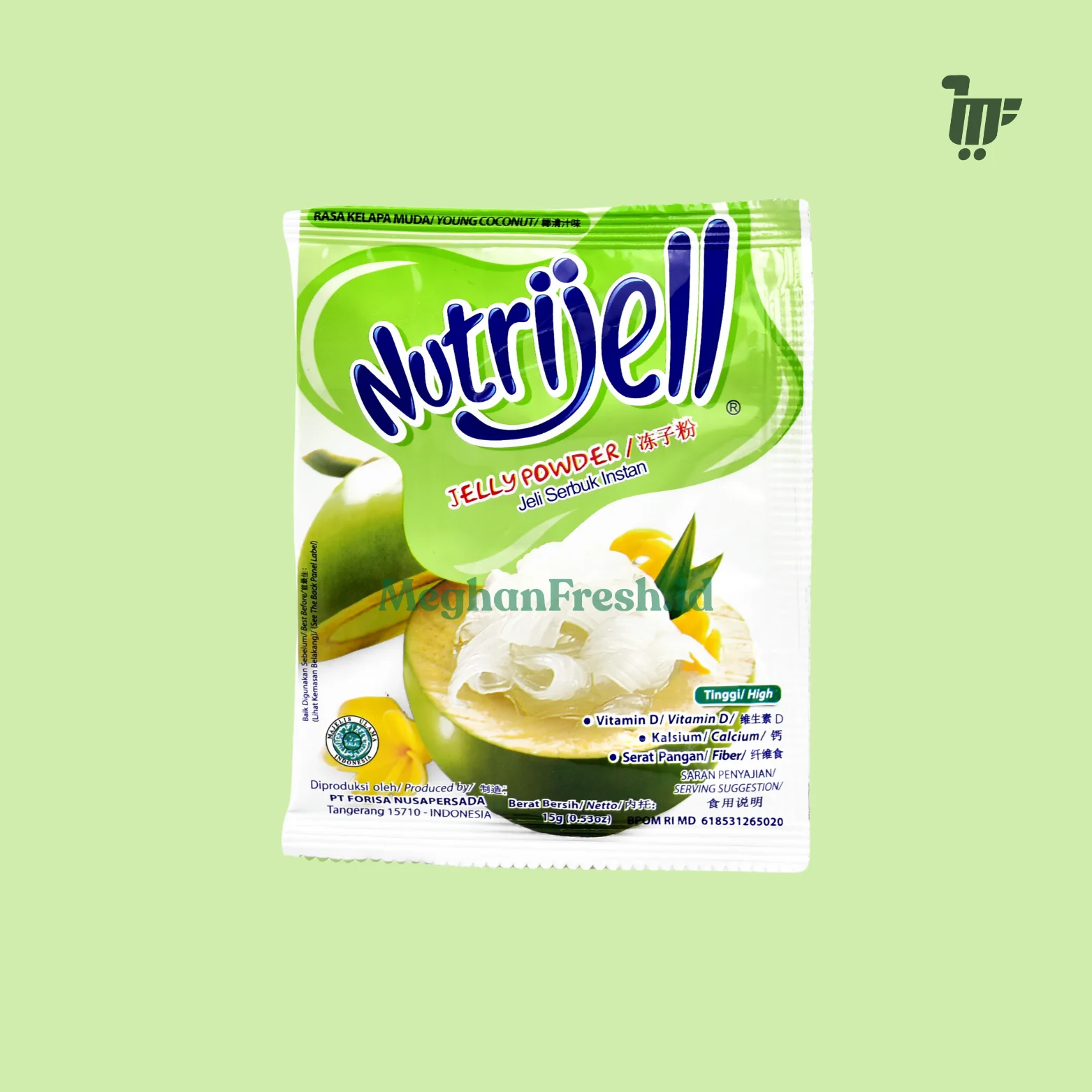 Nutrijell Powder Kelapa Muda 15gr